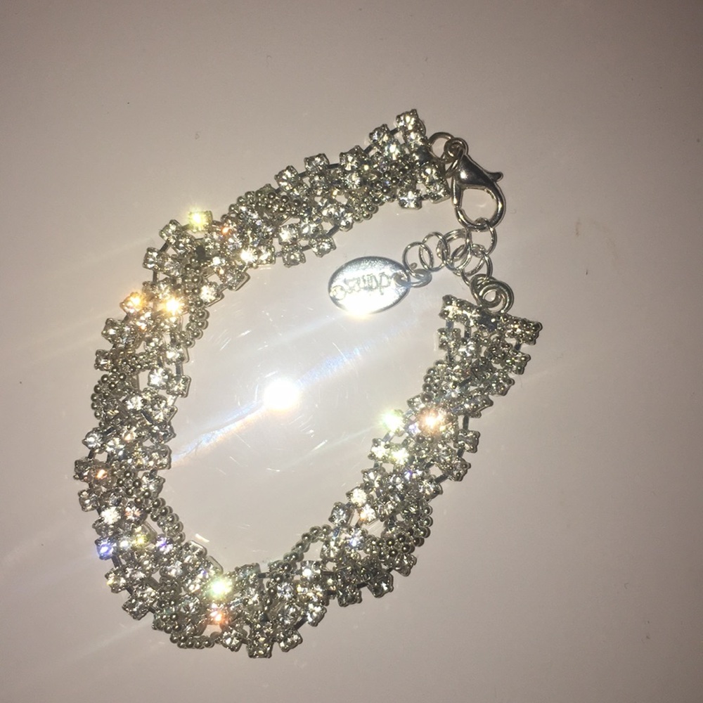 Fake diamond bracelet